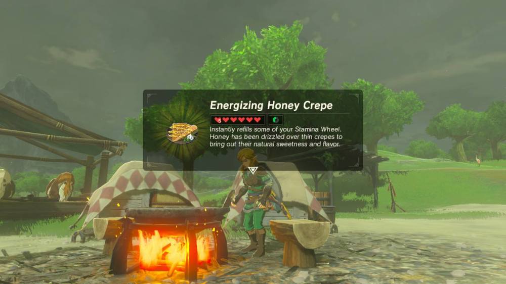 energizing honey crepe